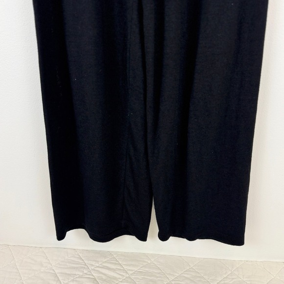 Vince Black Wide Leg Pants Women's M Elastic Waist Rayon Blend Minimalist - Picture 14 of 16